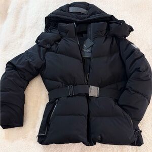 RUDSAK Black Belted Puffer Jacket